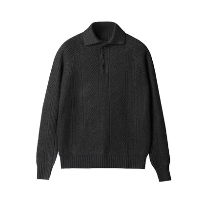 Thickened Warm Lapel Base Sweater