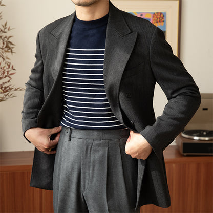 Crew Neck Knit Pullover