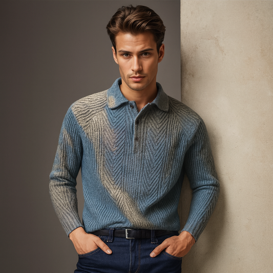 Thickened Warm Lapel Base Sweater