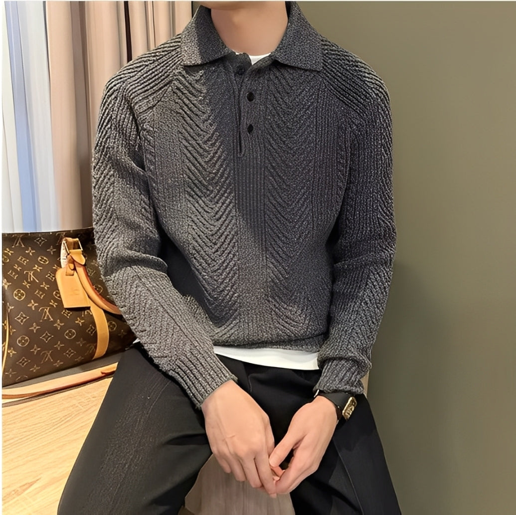 Thickened Warm Lapel Base Sweater