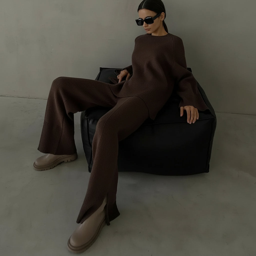 Sweater & Knit Pants Set